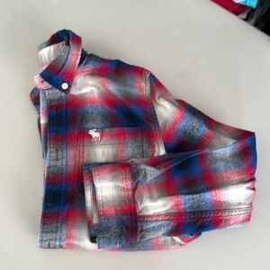 Abercrombie kids boys flannel shirt